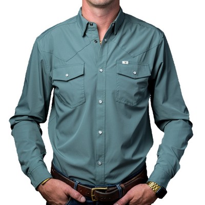 Men's Ferrell® Long Sleeve Snap Shirt