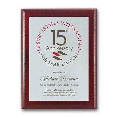 Screenprint Aluminum - Mahogany