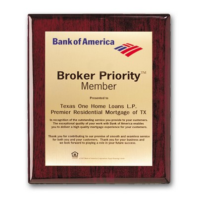 Screenprint Brass - Rosewood