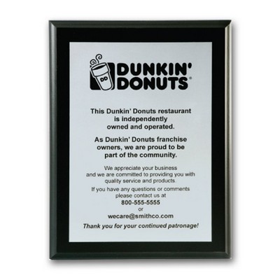 Screenprint Aluminum - Ebony