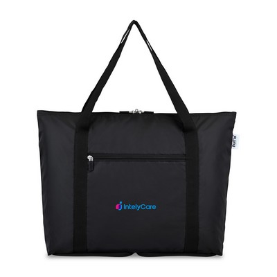 RuMe® Recycled cFold Travel Tote - Black